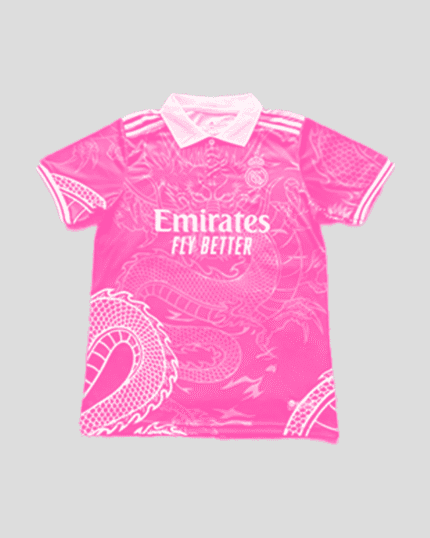 Real Madrid Pink Dragon Jersey