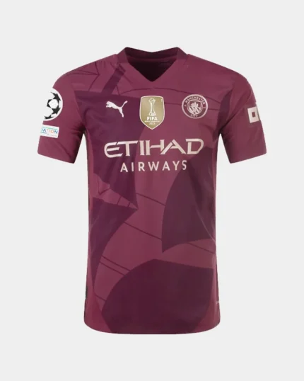 Manchester City 2025 Authentic UCL Third Jersey